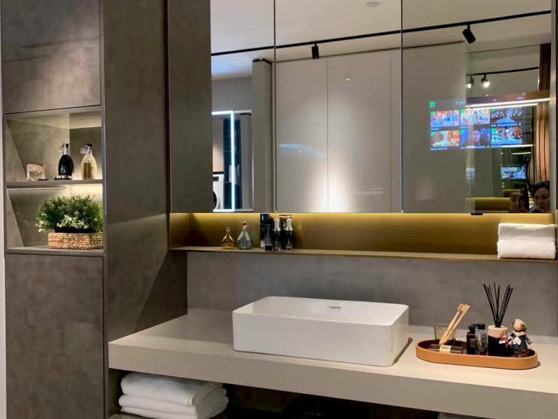 Vanity with Mirror Cabinet