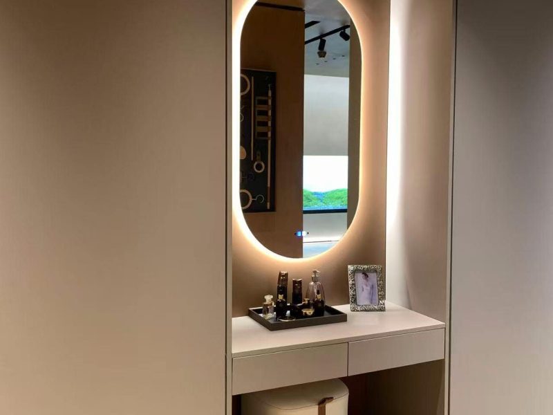 Vanity with LED Mirror